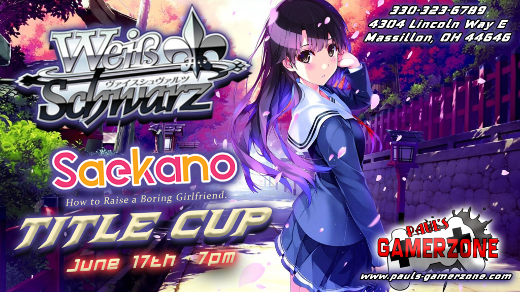 Saekano Title Cup!