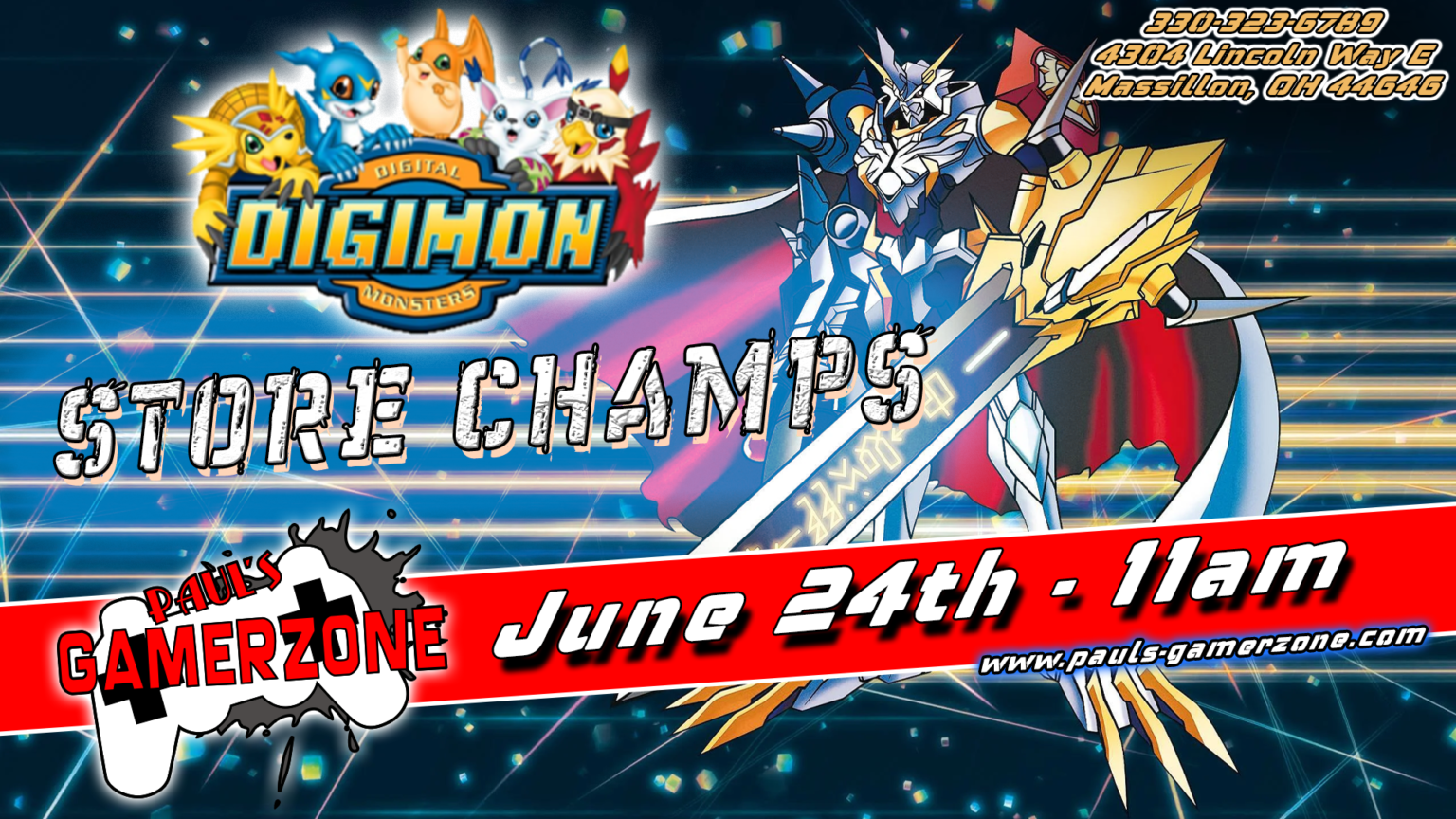 Digimon Store Championship! Paul's Gamerzone