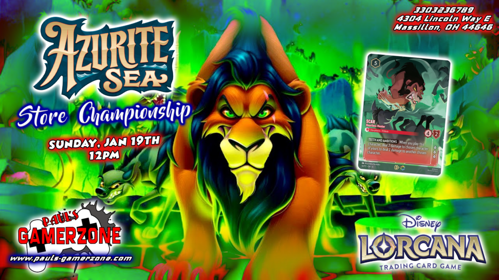 Azurite Sea Store Championship!